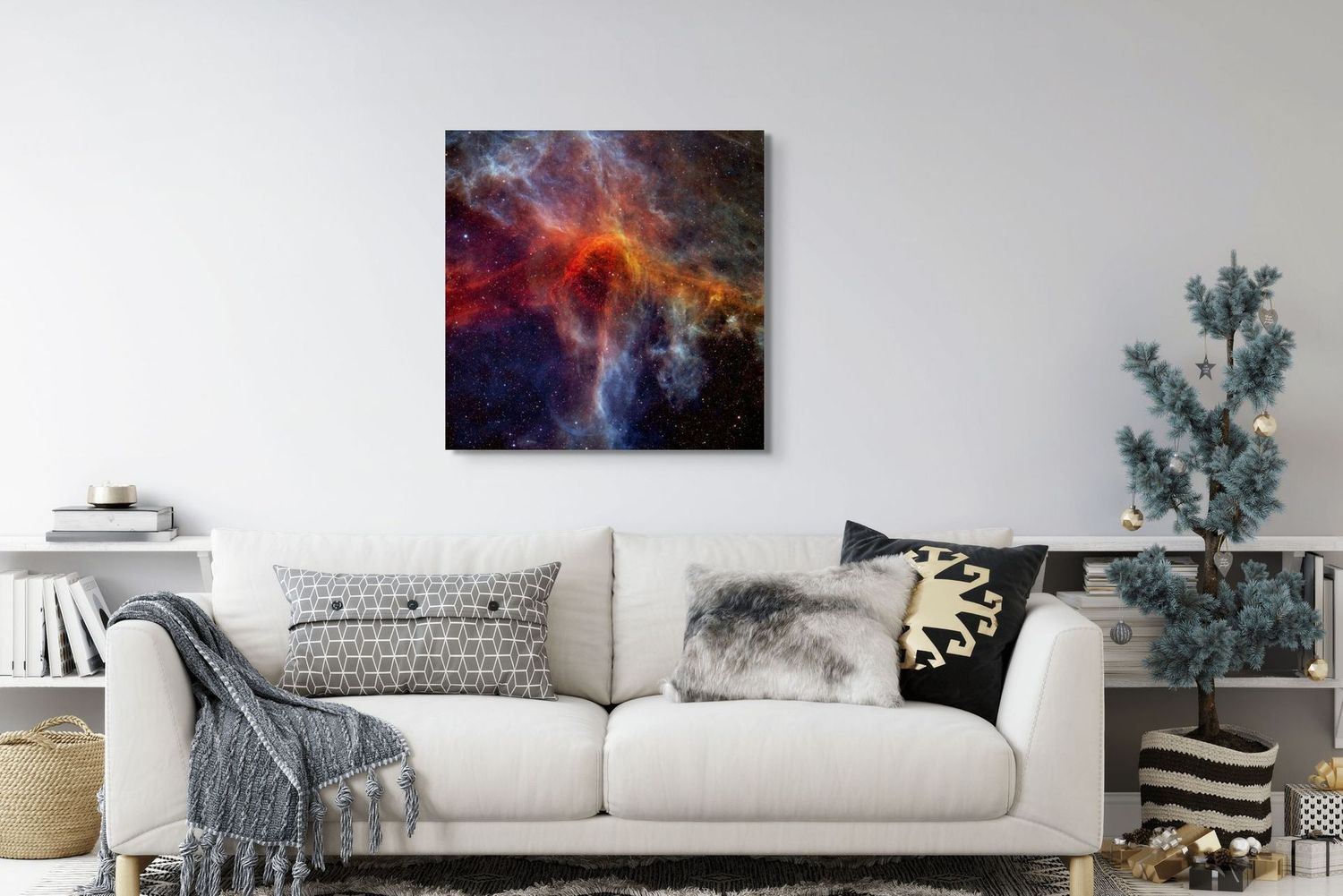 SANDWORM NEBULA, Available Sizes: 36" Metal Mount