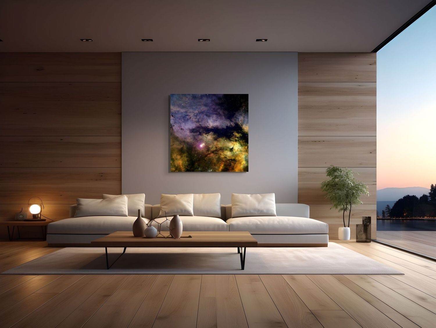 GAMMA CYGNI NEBULA GAMMA CYGNI NEBULA, Available Sizes: 36" Metal Mount