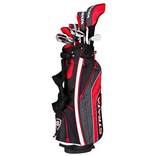 M CALLAWAY COMPLETE GOLF SET, Colour: BLACK/RED, Season: CORE, Size: RIGHT HANDED