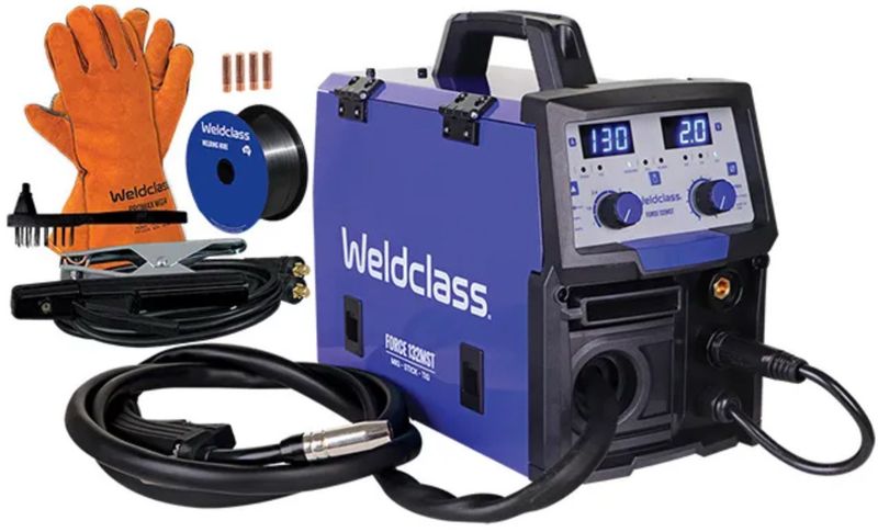 Weldclass Force 132MST MIG (Gas/Gasless) | STICK | TIG Welder