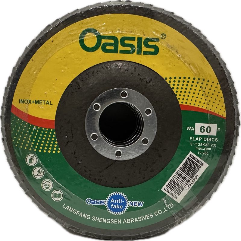 Oasis 5” Flap Disc 60 Grit 125x22.23mm