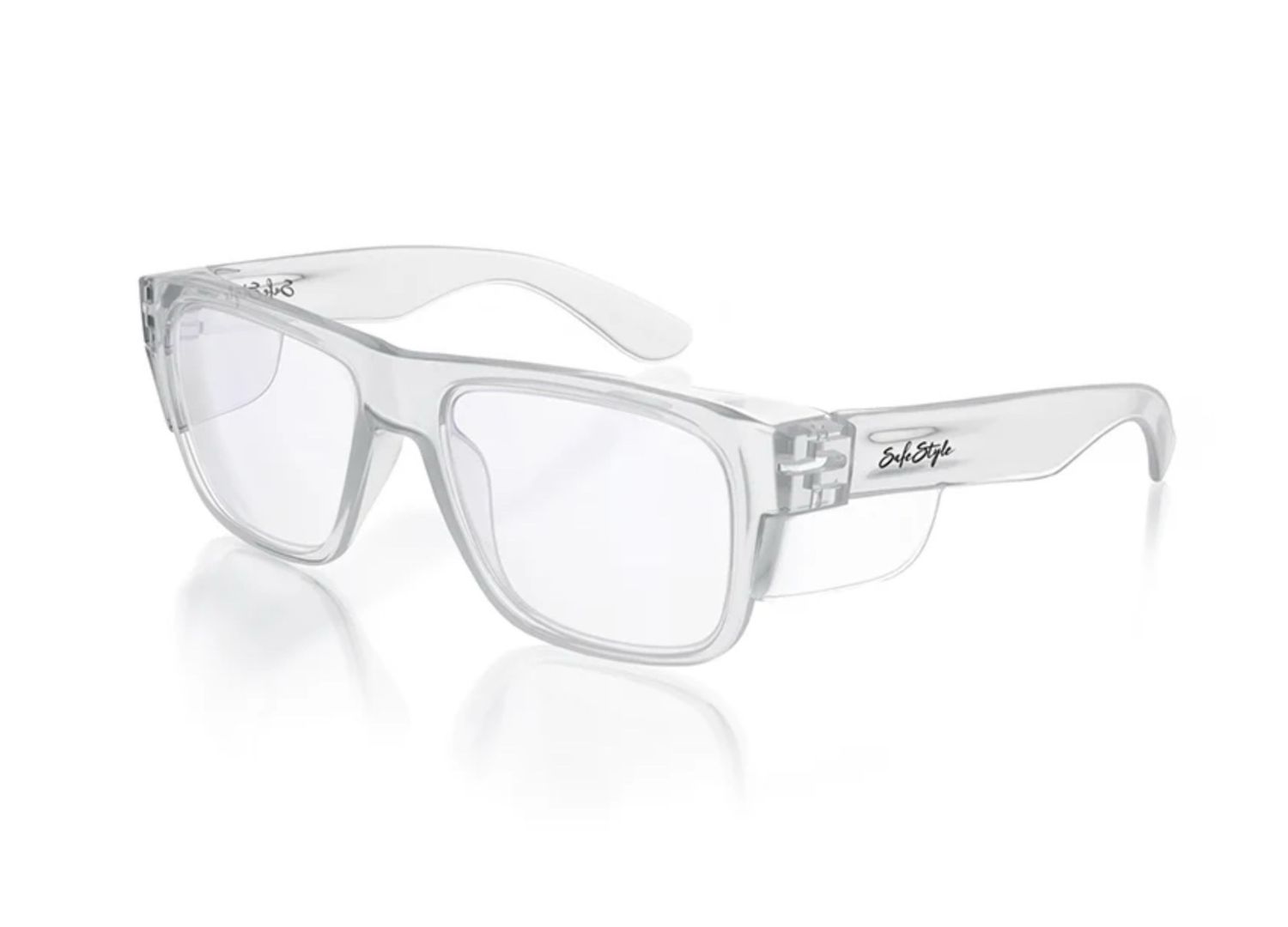 SafeStyle Fusions Clear Frame Clear Lens