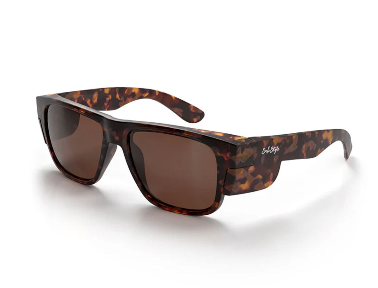 SafeStyle Fusions Matte Brown Tort Frame Brown Polarised Lens
