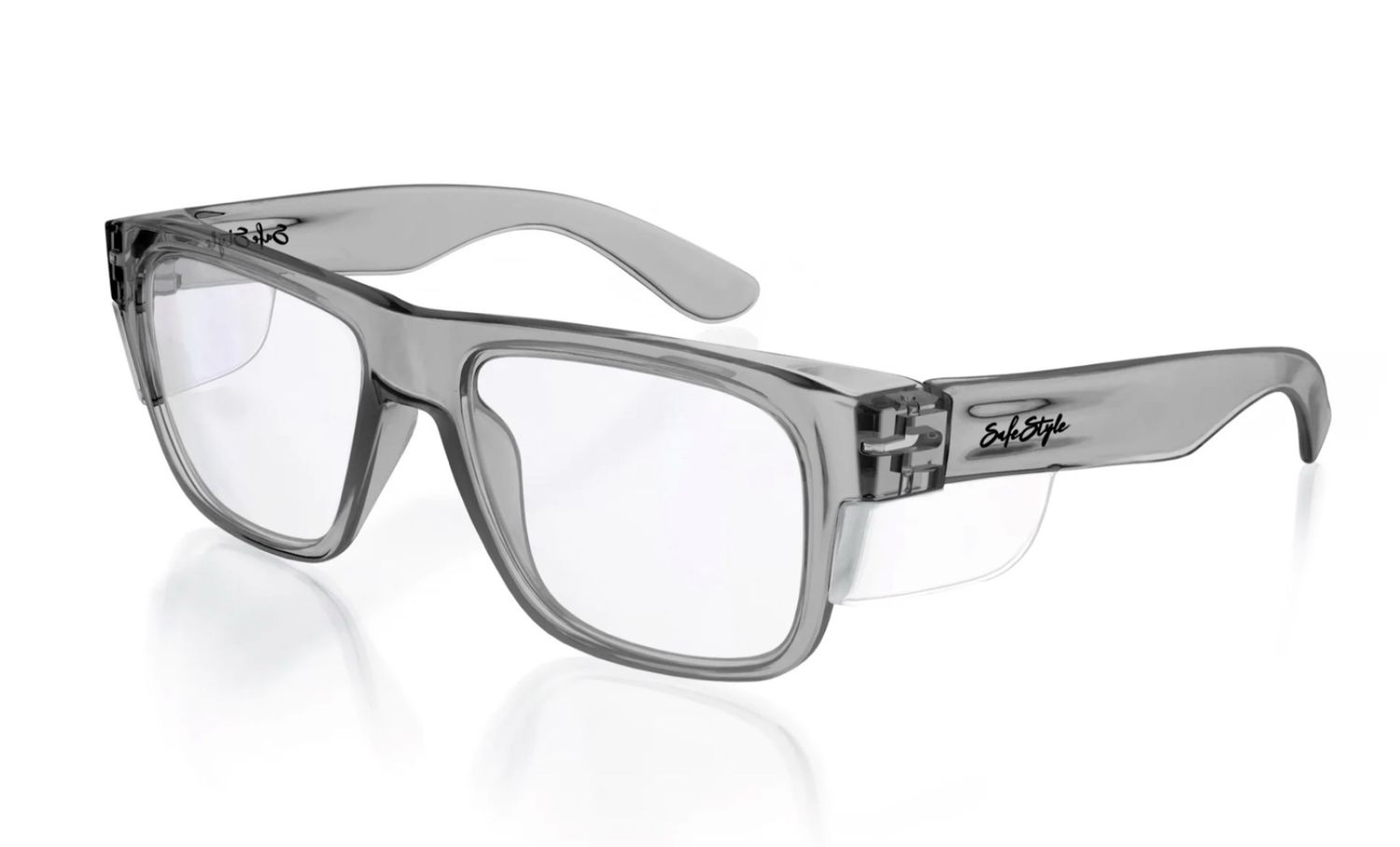 SafeStyle Fusions Graphite Frame Clear Lens
