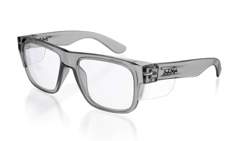 SafeStyle Fusions Graphite Frame Clear Lens