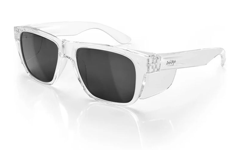 SafeStyle Fusions XL Clear Frame Polarised Lens