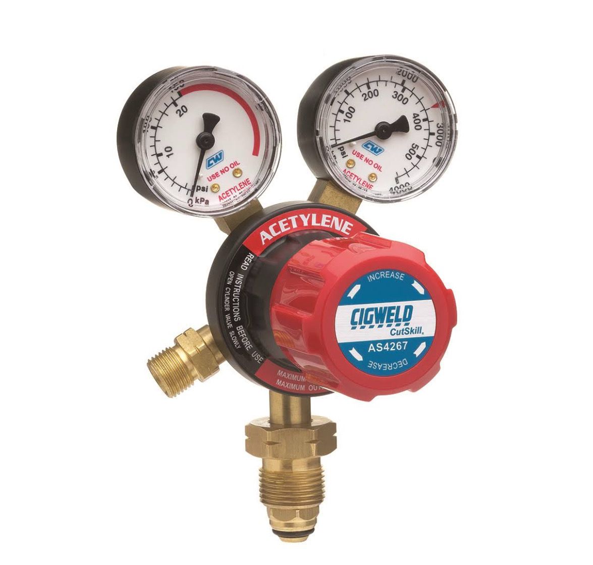 Cigweld CutSkill Acetylene Regulator