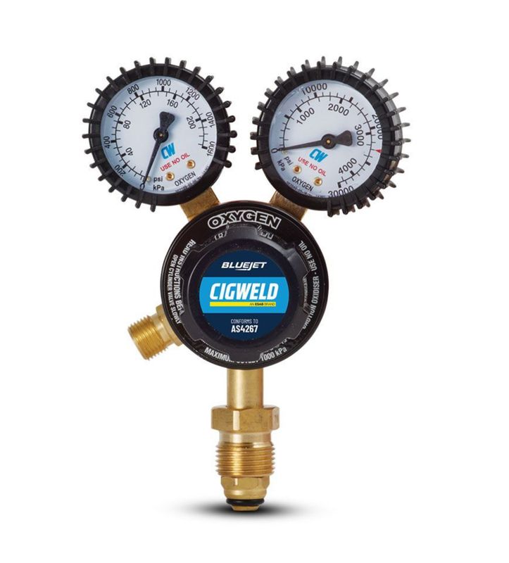 Cigweld BlueJet Oxygen Regulator