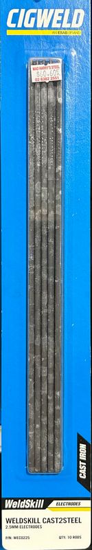 Cigweld WeldSkill CAST2STEEL 2.5mm X 10 Electrodes
