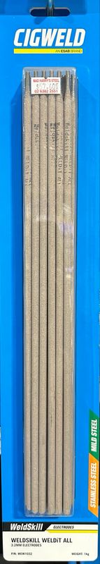 Cigweld WeldSkill WELDiT All 3.2mm X 1.0kg Electrodes