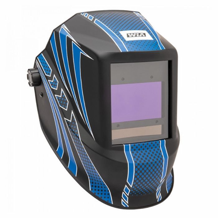 WIA Auto-Darkening OpticFX Blue Knight Welding Helmet