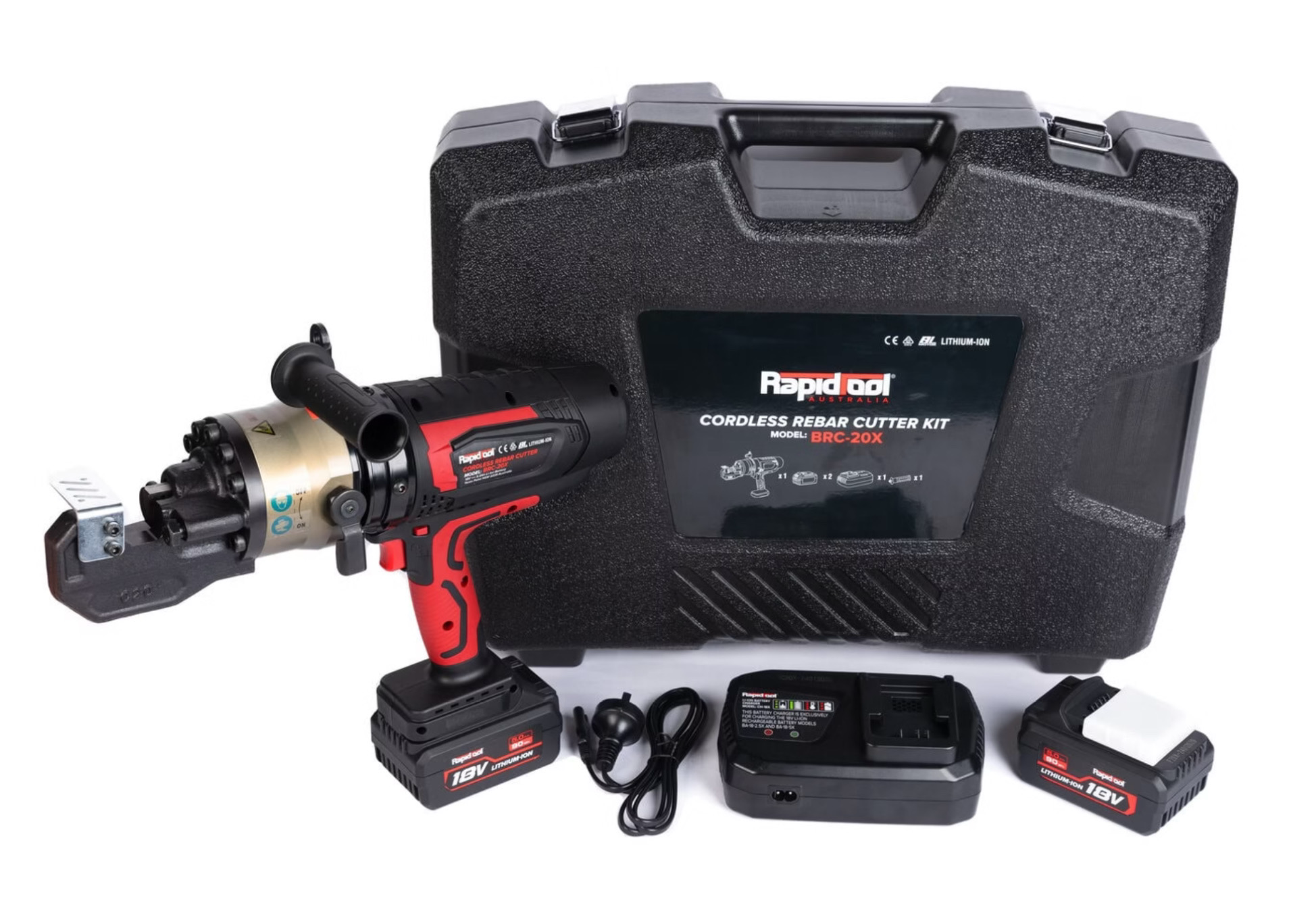 Rapidtool BRC-20X Cordless 6-20mm Rebar Cutter