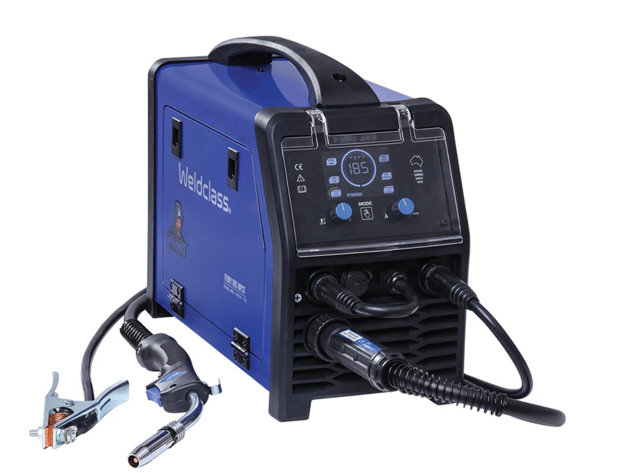 Weldclass MIG/STICK/TIG Fury - 185 MPST Pulse Welder