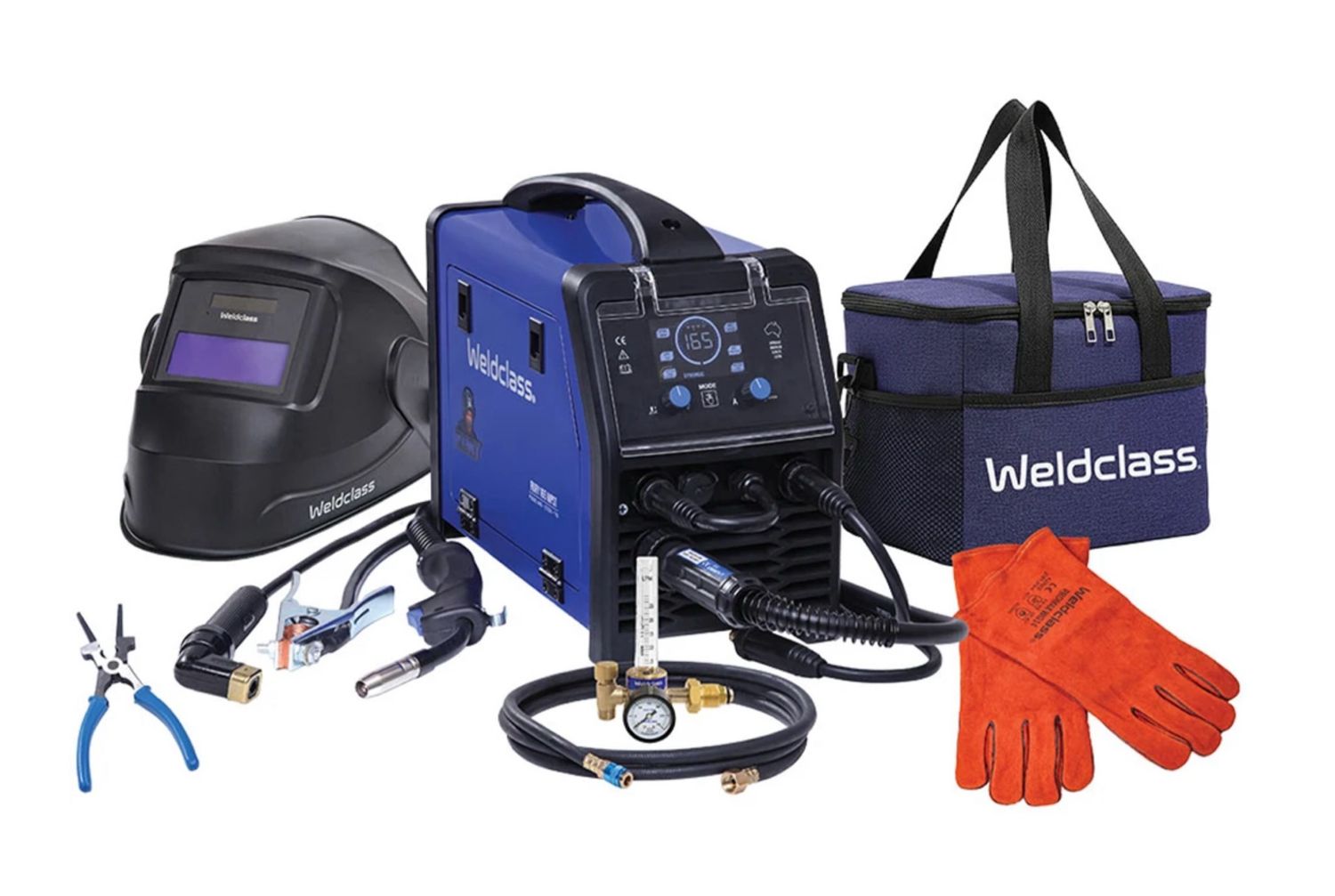 Weldclass MIG/STICK/TIG Fury - 165 MPST Pulse Welder