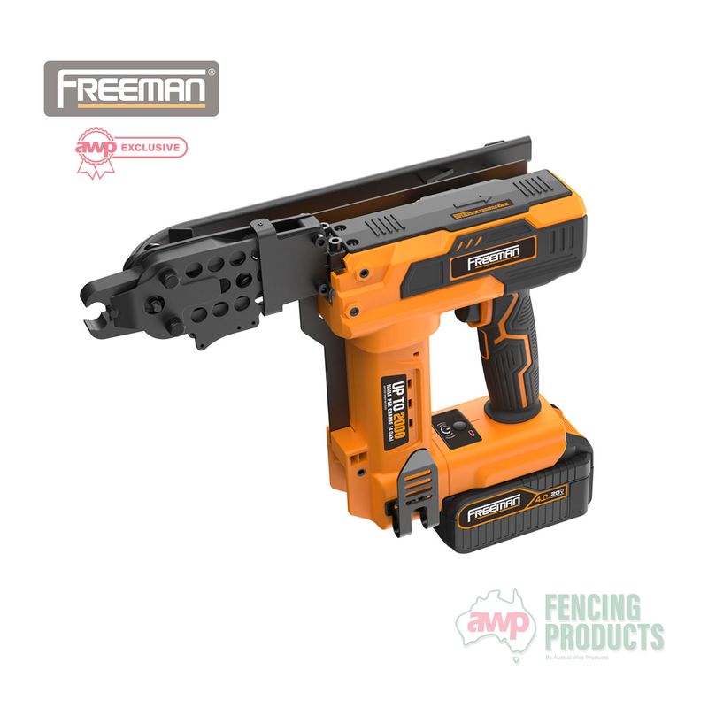 Freeman 20V Cordless Battery Ring Clip Gun (Dual Battery Kit) Freeman 20V Cordless Battery Ring Clip Gun (Dual Battery Kit)