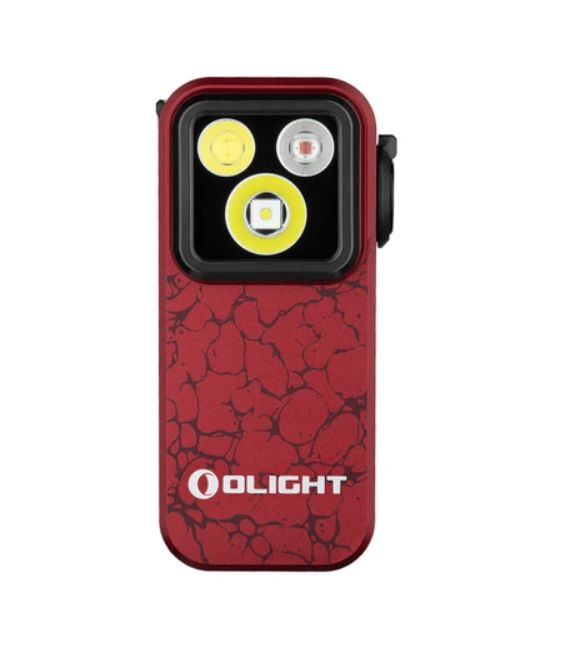 Olight Oclip Pro Compact LED Clip Floodlight & Spotlight & Red light Molten Lava