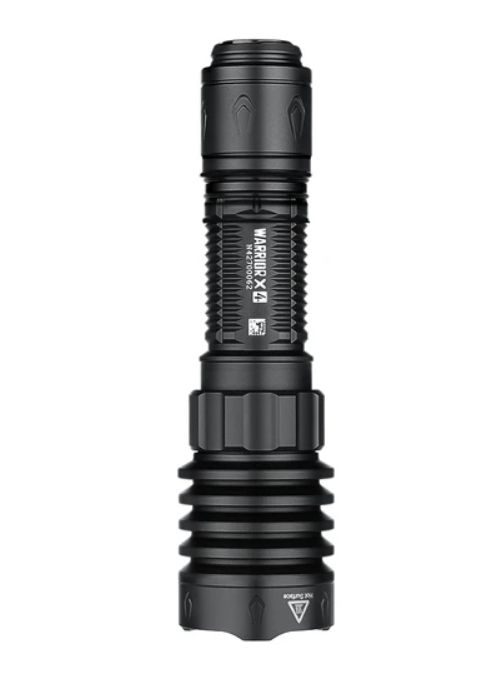 Olight Warrior X 4 2600 lumens Long Throw Tactical Torch With Type-C Charging Port Matte Black
