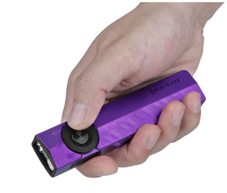 Olight ArkPro Series – Flat Unibody EDC Torch with Multi-Light Sources -Neb Violet
