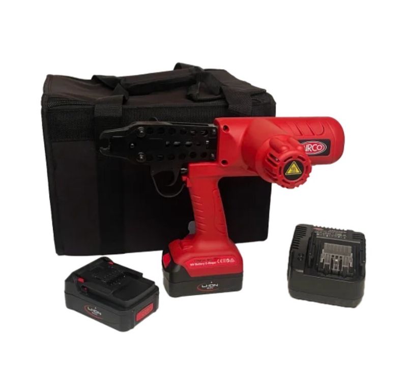 Airco 18V MOD.81 Battery C-Ringer With Charger & 2 Li-Ion Batteries Airco 18V MOD.81 Battery C-Ringer With Charger & 2 Li-Ion Batteries