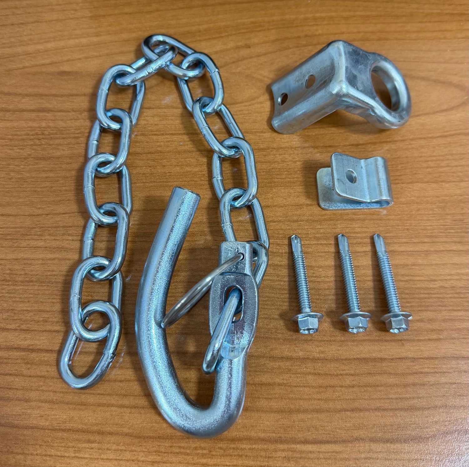 Screw On Chain Latch Kit Zinc