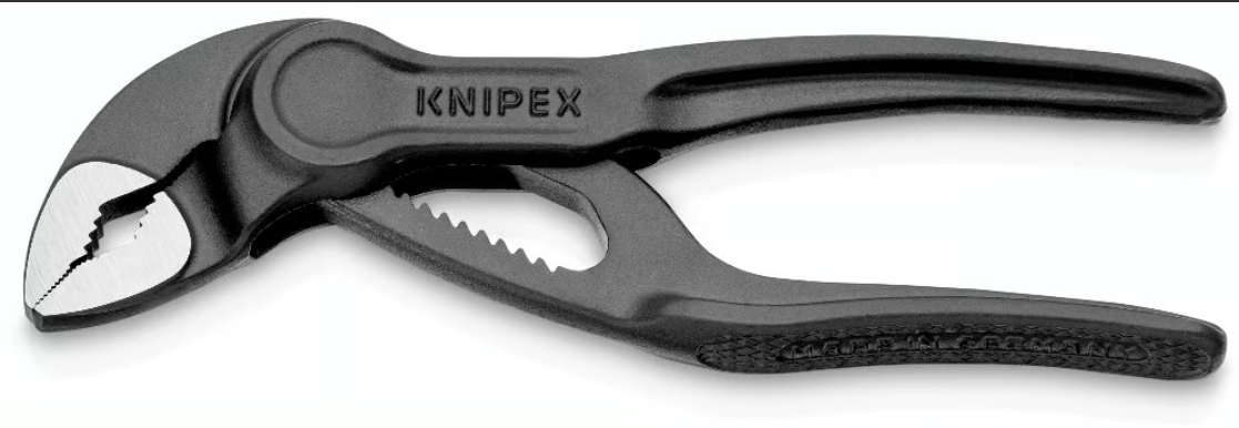KNIPEX 100mm Cobra Mini Multigrip Plier 8700100BK