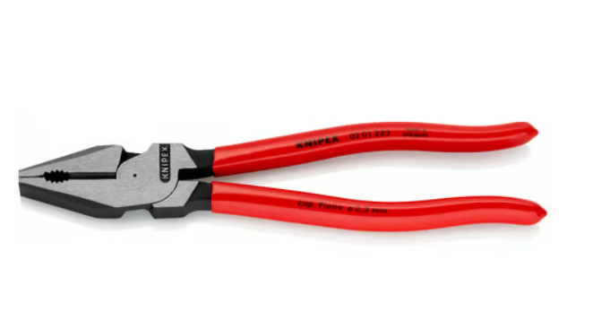 KNIPEX 225mm High Leverage Combination Pliers 0201225SB