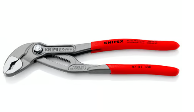KNIPEX 180mm Cobra High-Tech Water Pump Pliers 8701180SB
