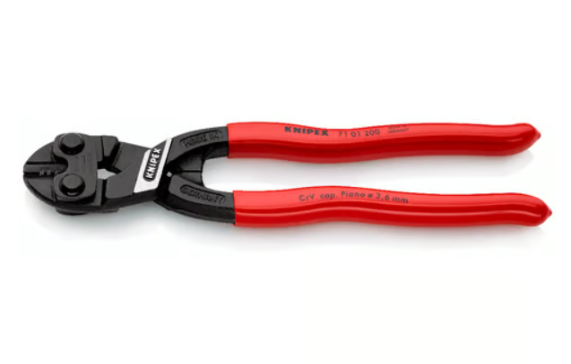 Knipex 200mm Cobolt Mini Bolt Cutter  7101200RSB 2