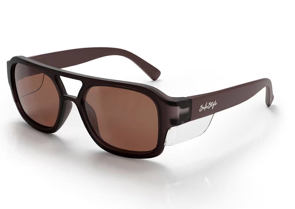 Safestyle Skylines Chocolate Frame Brown Polarised Lens