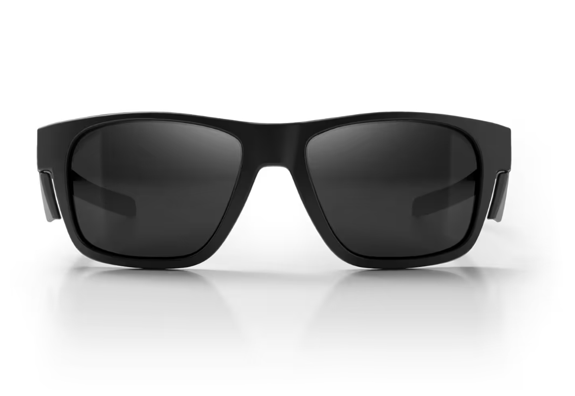 Safestyle Fusions Performance Matte Black Frame Grey Polarised Lens Safety Glasses