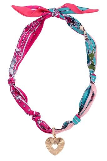 Sophia Heart Scarf Necklace