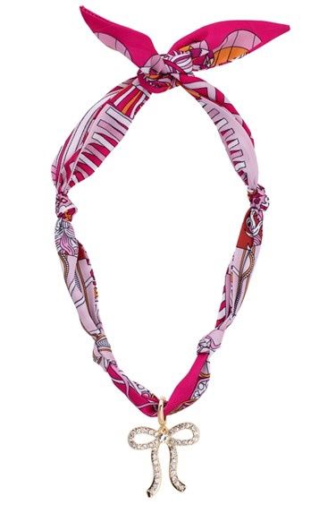 Cassie Bow Scarf Necklace