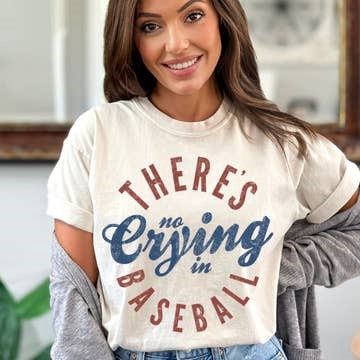 No Crying in Baseball Tee