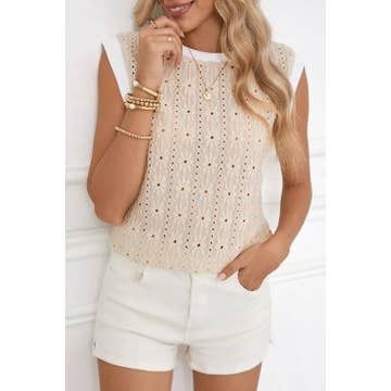 Floral Crewneck Tank Top