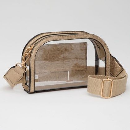 Faux Leather Crossbody Bag