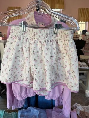 Flower Printed Nylon short