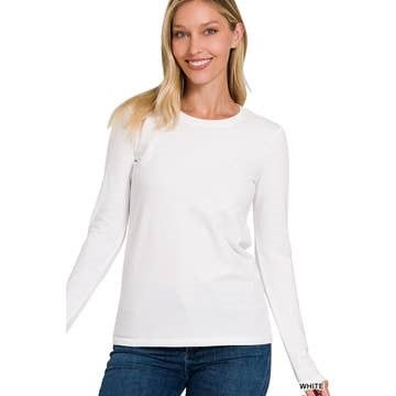 Cotton Crew Long Sleeve
