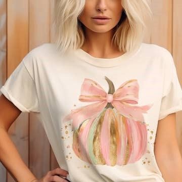 Pumpkin Watercolor tee