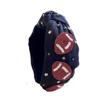 Football Game Day Headband - Black