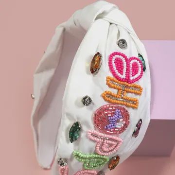 Easter Happy Easter Seed Beaded Headband Hair Band