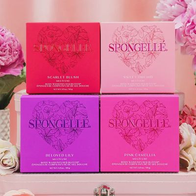 Heart Shaped Body Wash Infused Buffer