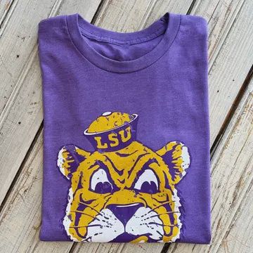 Lsu Sailor Mike Unisex Tee-Heather Purple