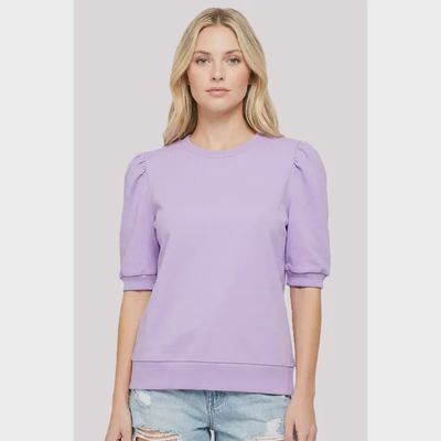 Puff Sleeve Light Sweatshirt