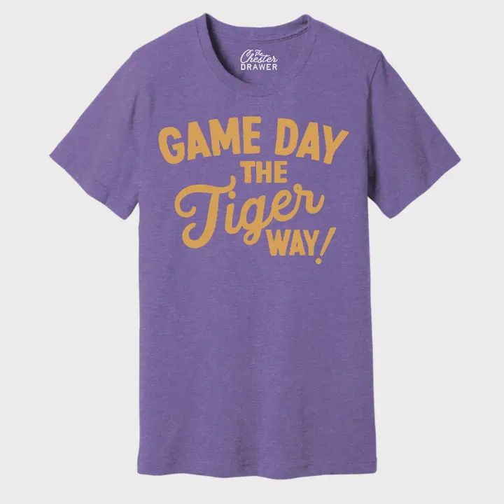 Game Day the Tiger Way Purple + Gold