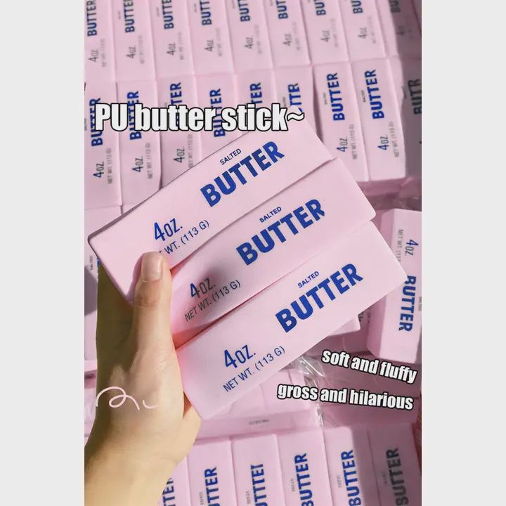 Realistic Pu Butter Stick Stress Relief Toy Gifts