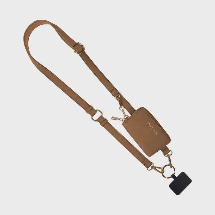 Clip &amp; Go Strap W/Pouch Brushed Vegan Leather