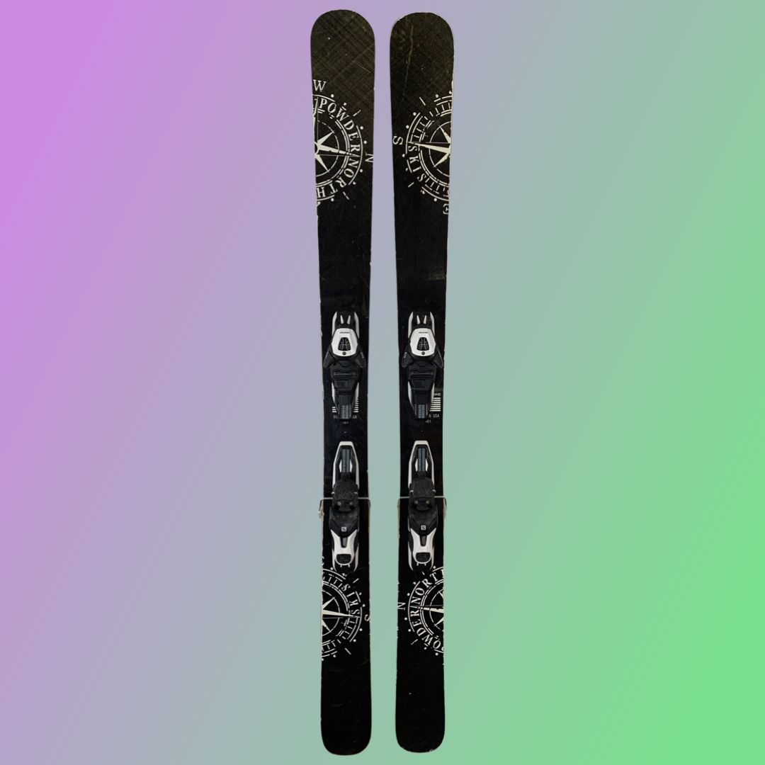 PowderNorth Skis + Salomon Z12 Demo Bindings