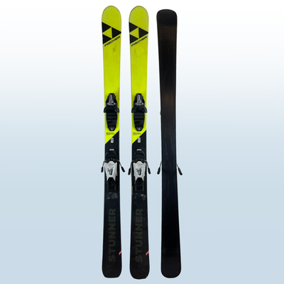 Fischer Stunner Kids Twin Tip Skis + FJ Demo Bindings