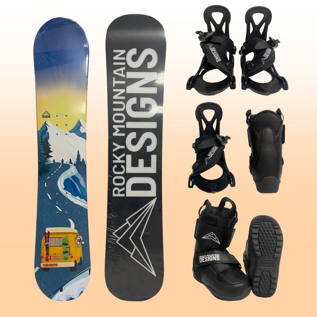 NEW 2025 KIDS BUNDLE (Be Happy Snowboard+ Slush Boots+ EZ Bindings)