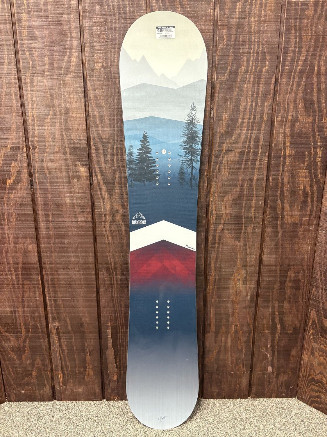 New 2025 RMD Meridian Hybrid Camber Snowboard